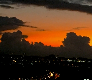 JERUSALEM HILLS AND SUNSET